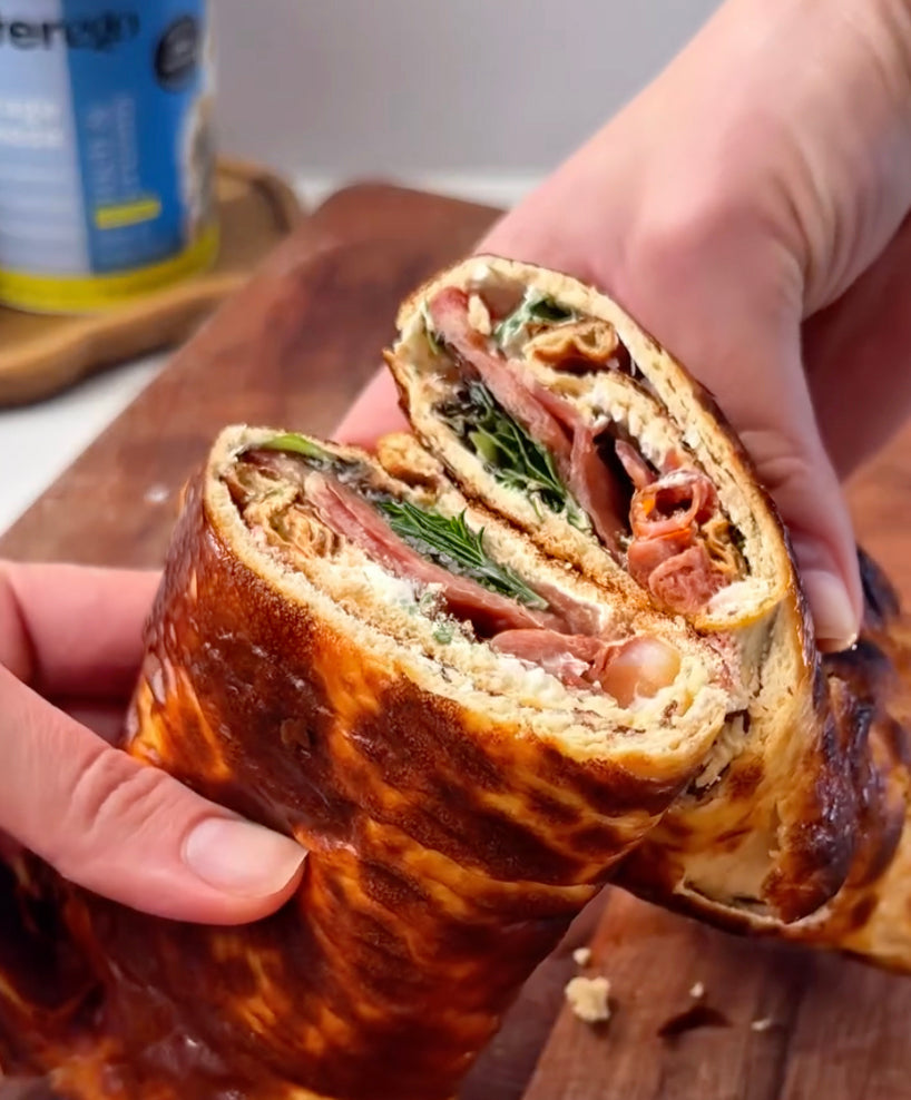 High-Protein Cottage Cheese Wrap