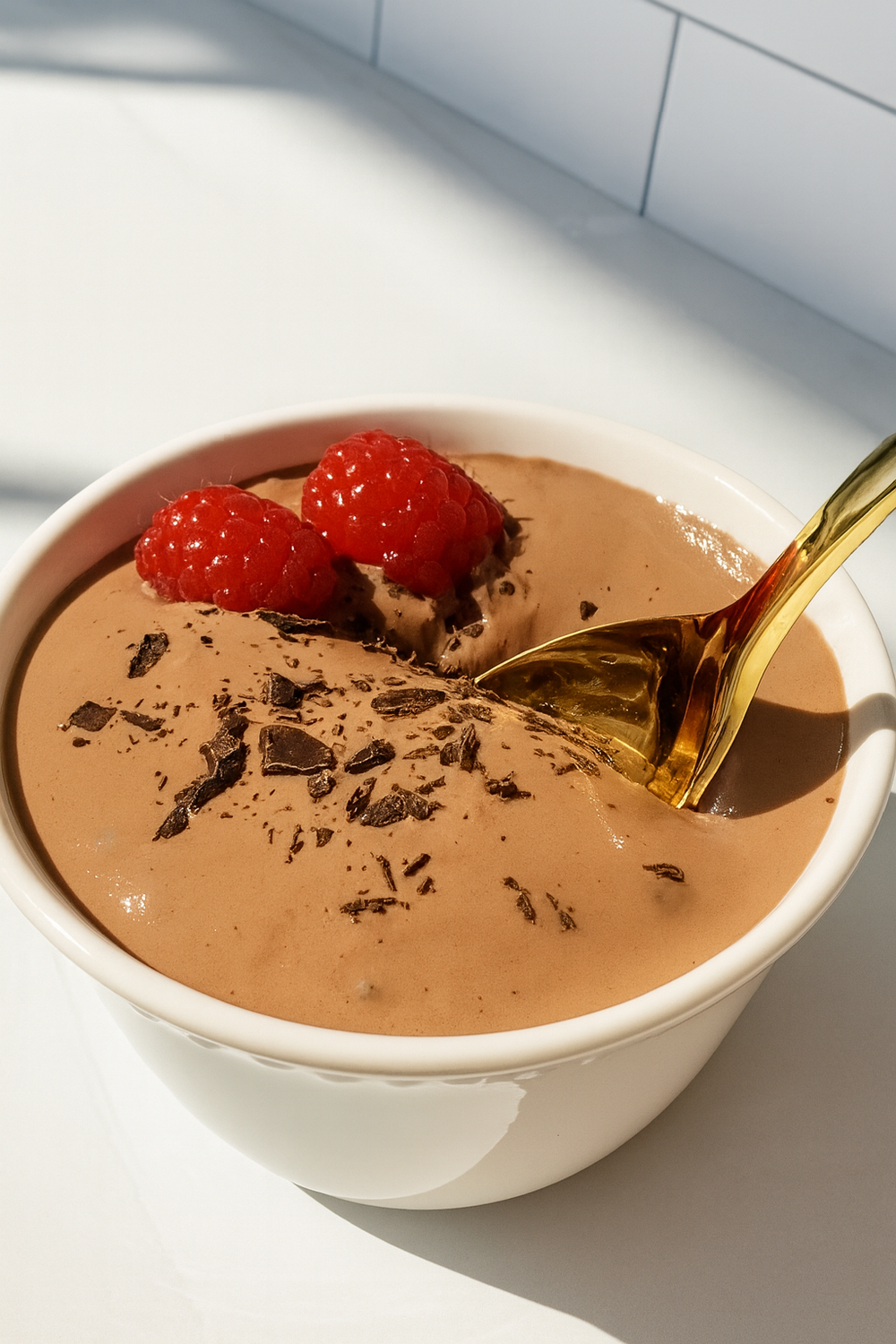 High-Protein Cottage Cheese Chocolate Mousse